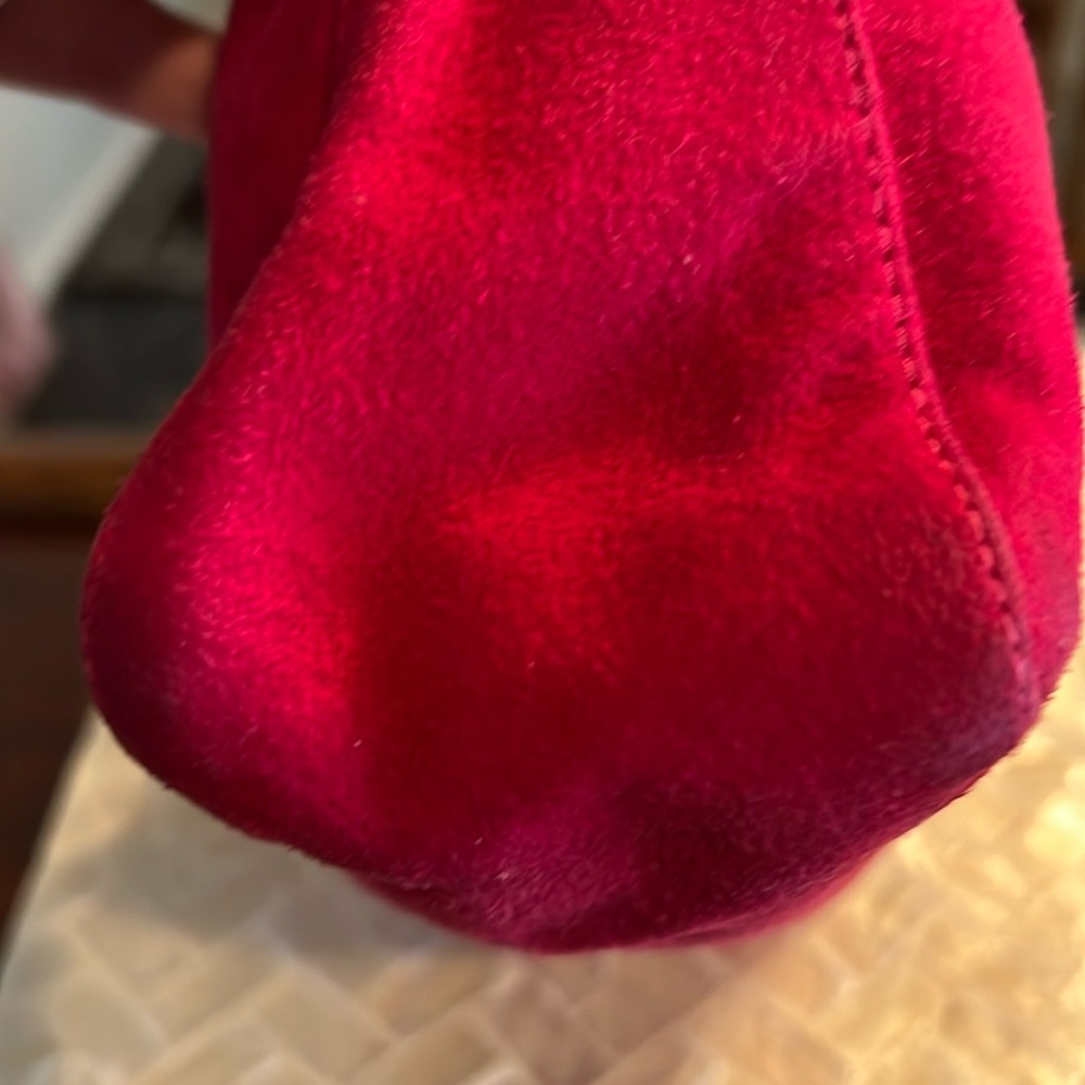 💸FLASH SALE💸FENDI Vintage Mini Suede Baguette in Pink - Picture 4 of 13